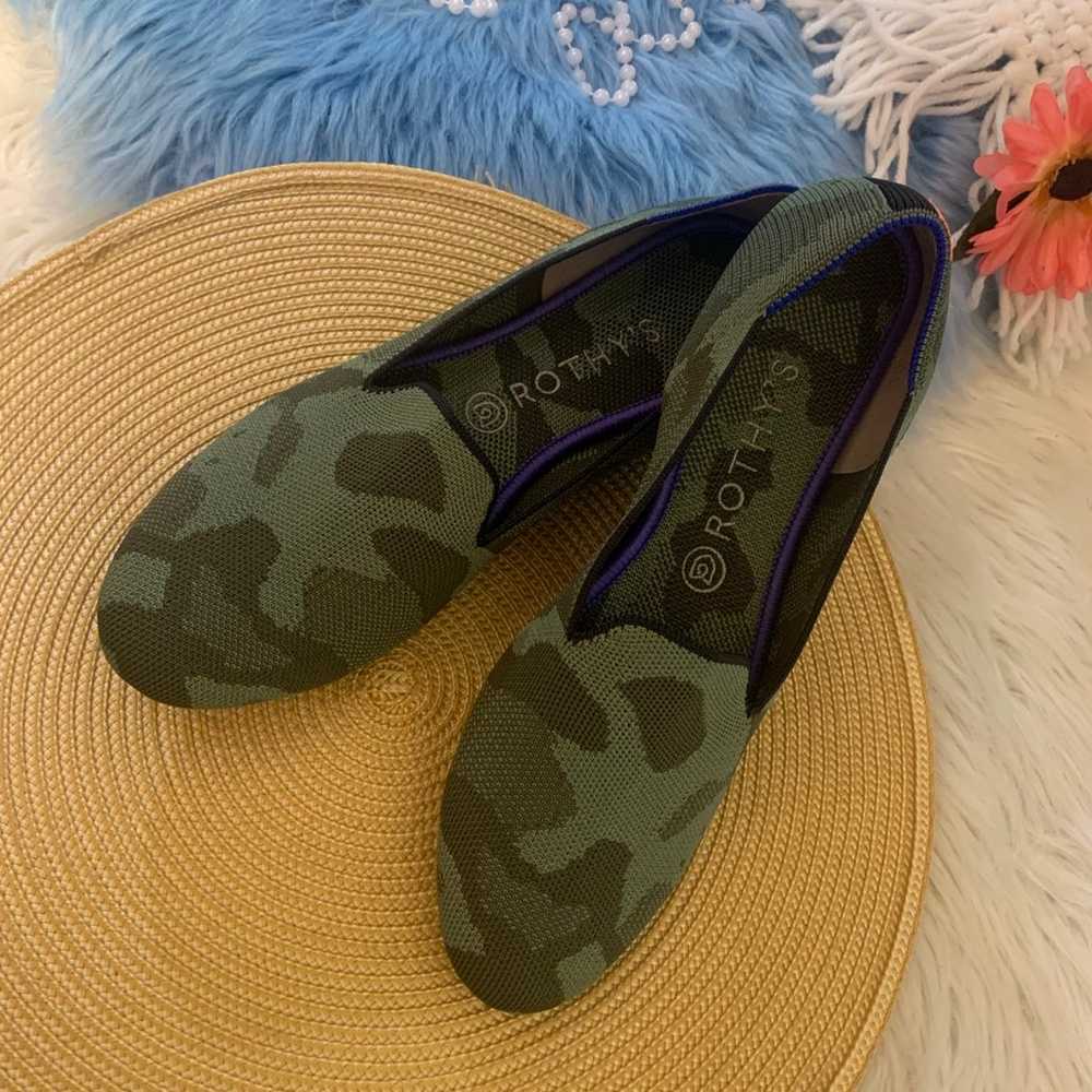 Rothy’s Camo Ballet Loafer Like New 10 - image 1