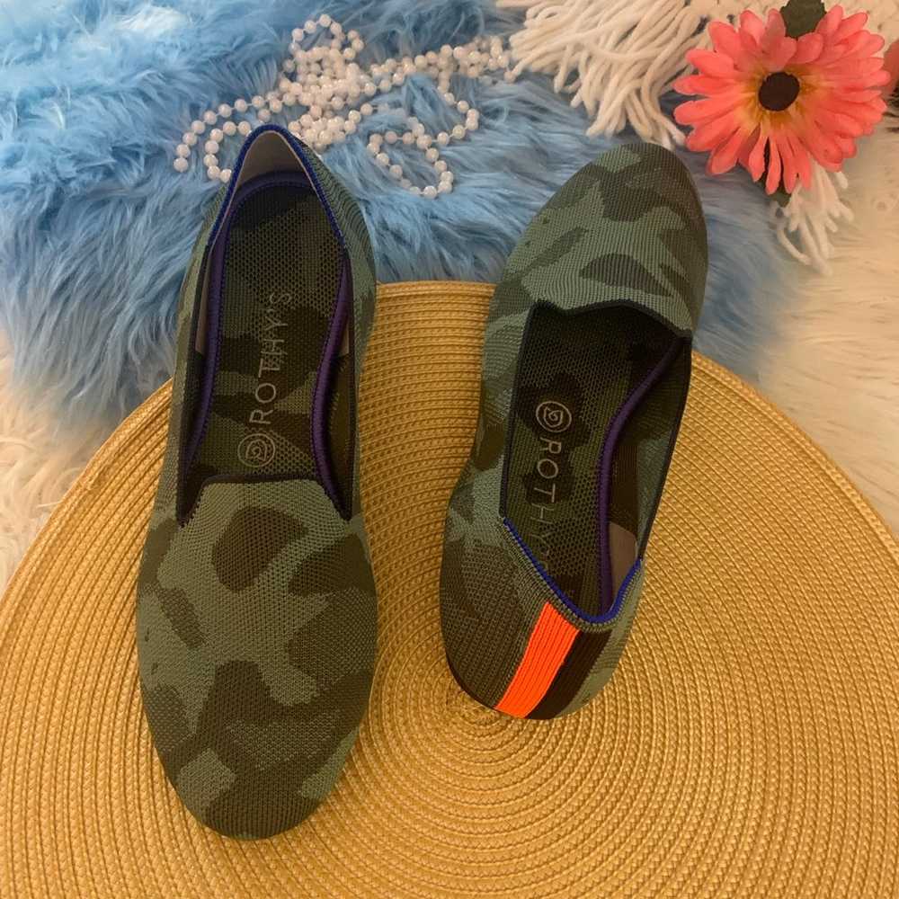 Rothy’s Camo Ballet Loafer Like New 10 - image 3