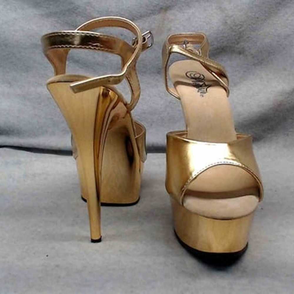 Pleaser Delight-609 Platform Sandals.  6 inch hee… - image 2