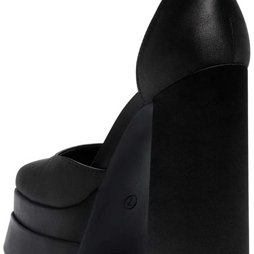 Black Ankle Strap Gianni Bini Double Platform Blo… - image 7