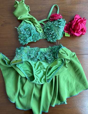 Dance Costume - Child's Medium - Used - green and… - image 1