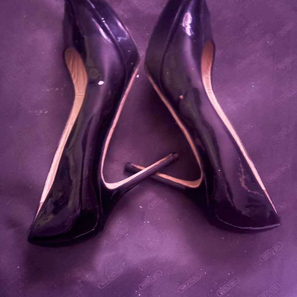 Jimmy Choo platform heels peep toe dress shoe san… - image 3