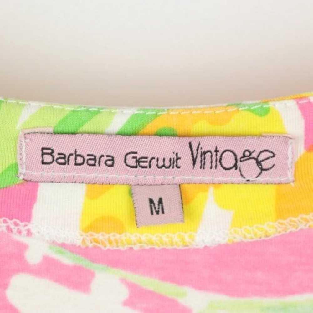 Barbara Gerwit Vintage Women's Medium Pink Green … - image 7