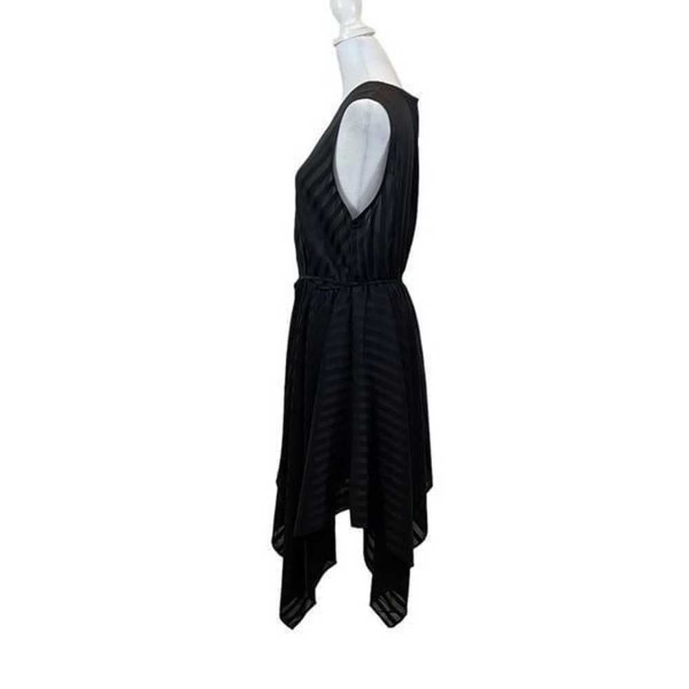 Mittoshop Black Handkerchief Hem Sleeveless Dress… - image 5