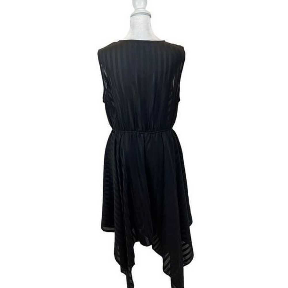 Mittoshop Black Handkerchief Hem Sleeveless Dress… - image 9