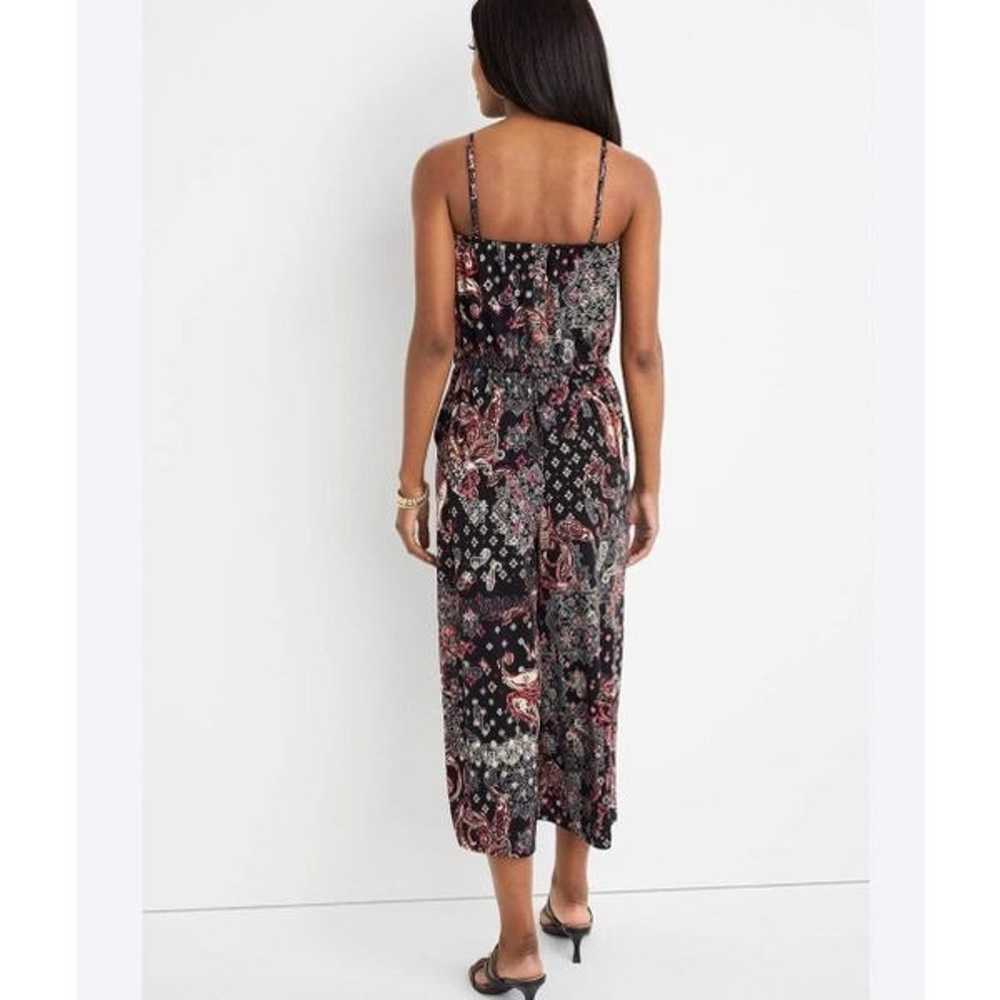 Maurices Mixed Paisley Print Cropped Jumpsuit Siz… - image 2