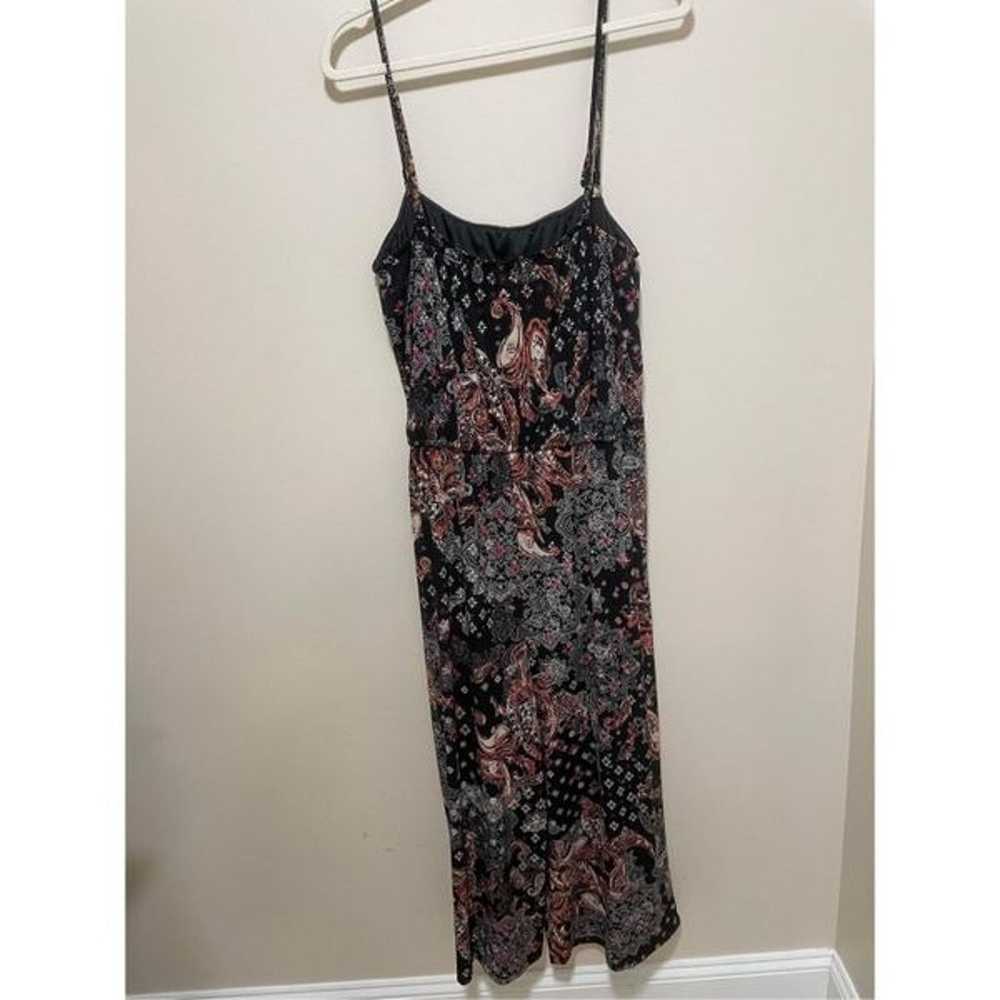 Maurices Mixed Paisley Print Cropped Jumpsuit Siz… - image 3