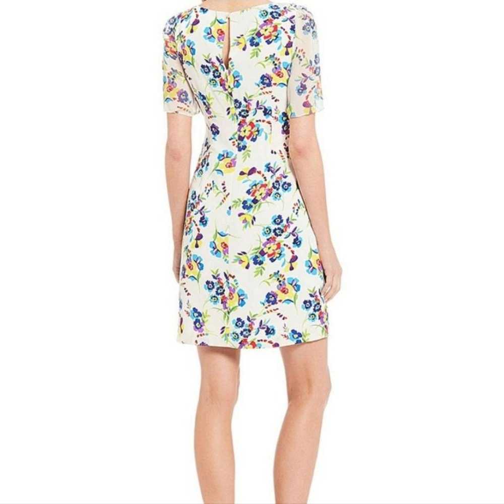 Karl Lagerfeld Paris size 2 Floral Sheath Dress s… - image 7