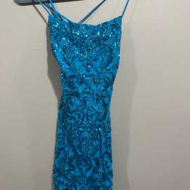 Windsor blue sparkly dress