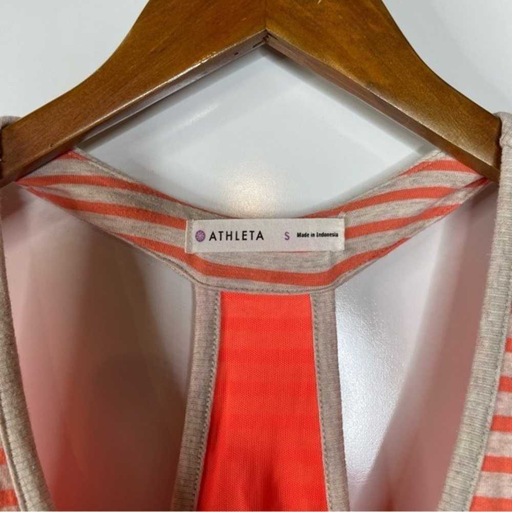 Athleta Stripe Tee Racerback Dress Size Small - image 7