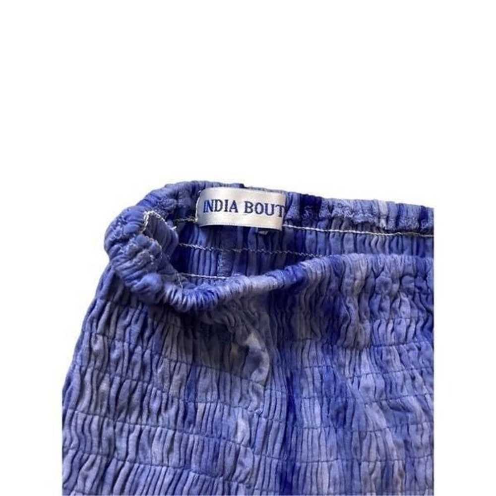 India Boutique Strapless Dress Ruffles Tie Dye Bo… - image 6