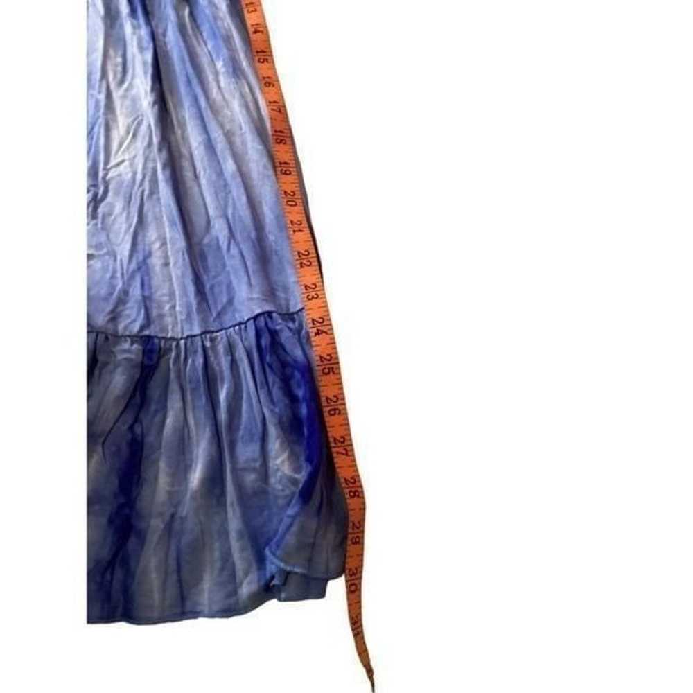 India Boutique Strapless Dress Ruffles Tie Dye Bo… - image 9