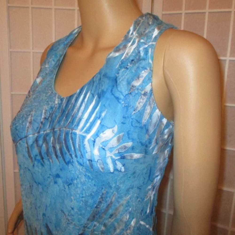 Simply Silk sleeveless silk jacquard bias cut sli… - image 10