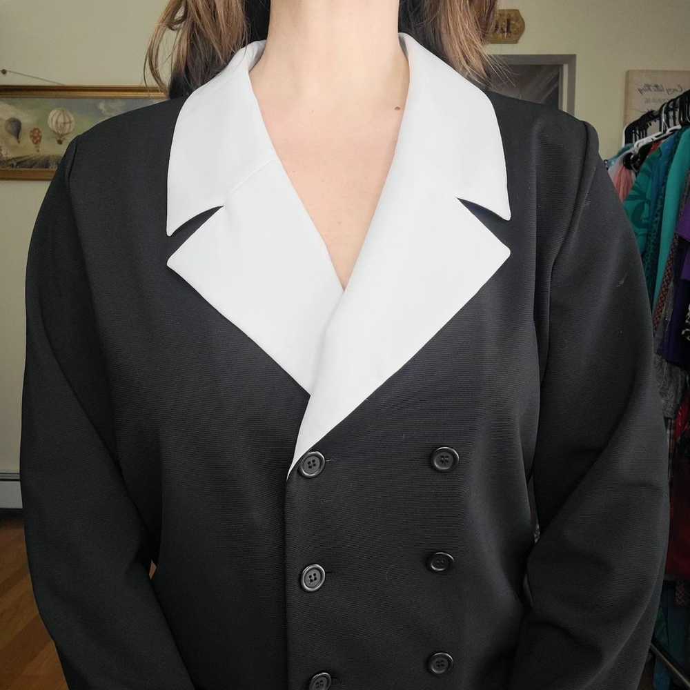 Vintage 1990's Y2K tuxedo dress - MetroStyle - image 2