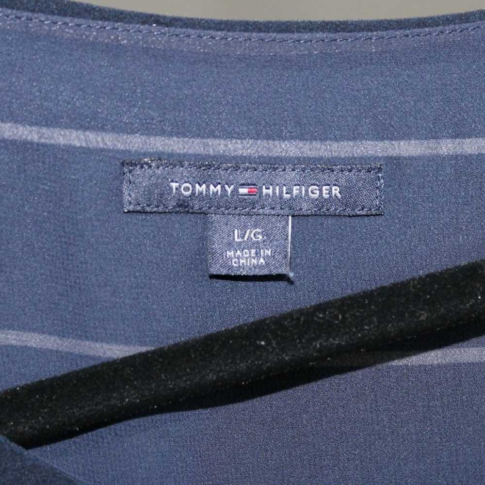 Tommy Hilfiger Blue/Red Sleeveless Long Dress Lar… - image 4