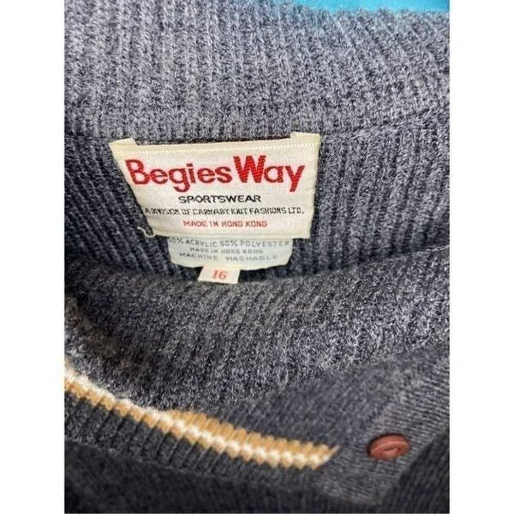 Vtg Begies sportswear, women’s gray sweater dress… - image 5