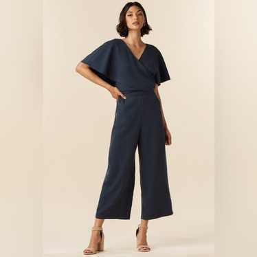 Vetta The Cape Jumpsuit Size 10 French Navy Minim… - image 1