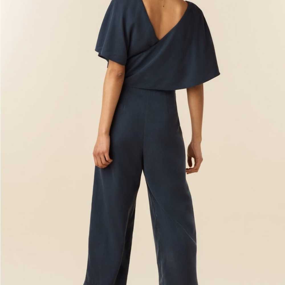 Vetta The Cape Jumpsuit Size 10 French Navy Minim… - image 3