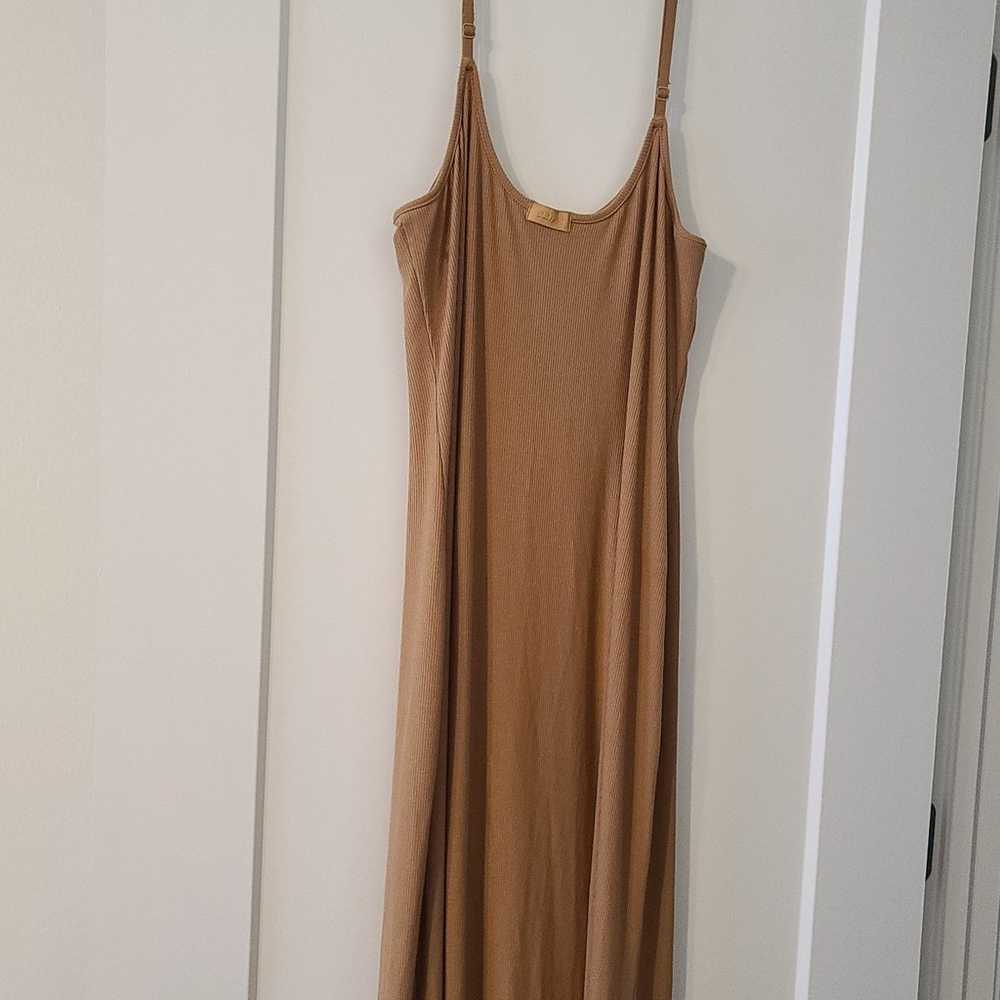 SKIMS Lounge Long Slip Soft Dress Size 3X - image 6