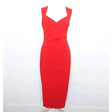 BELLE BADGLEY MISCHKA Midi Dress Womens Size 6 Re… - image 1