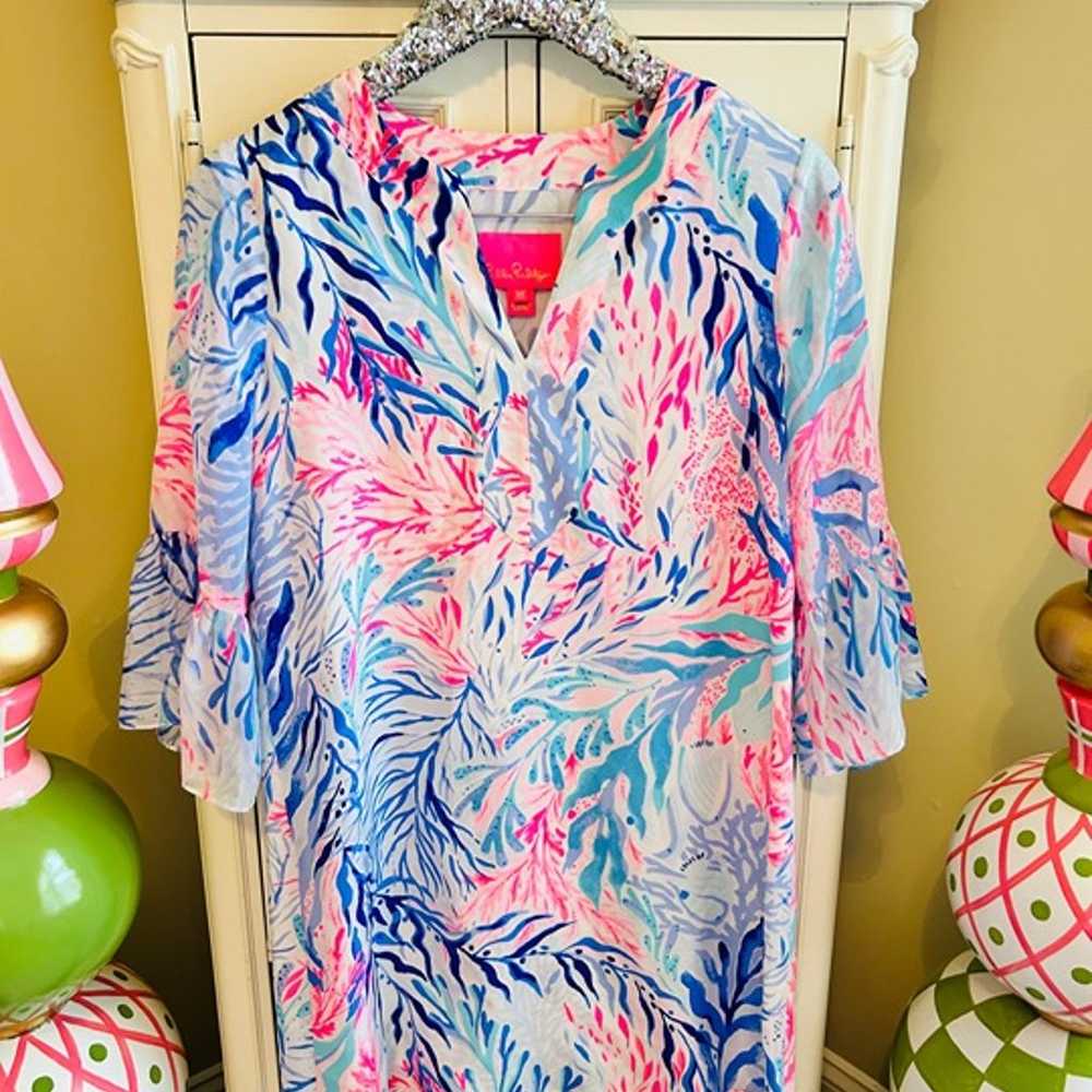 ❤️ Gorgeous LILLY PULITZER Elanora 100% Silk Dres… - image 2