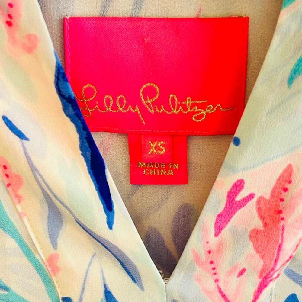 ❤️ Gorgeous LILLY PULITZER Elanora 100% Silk Dres… - image 4