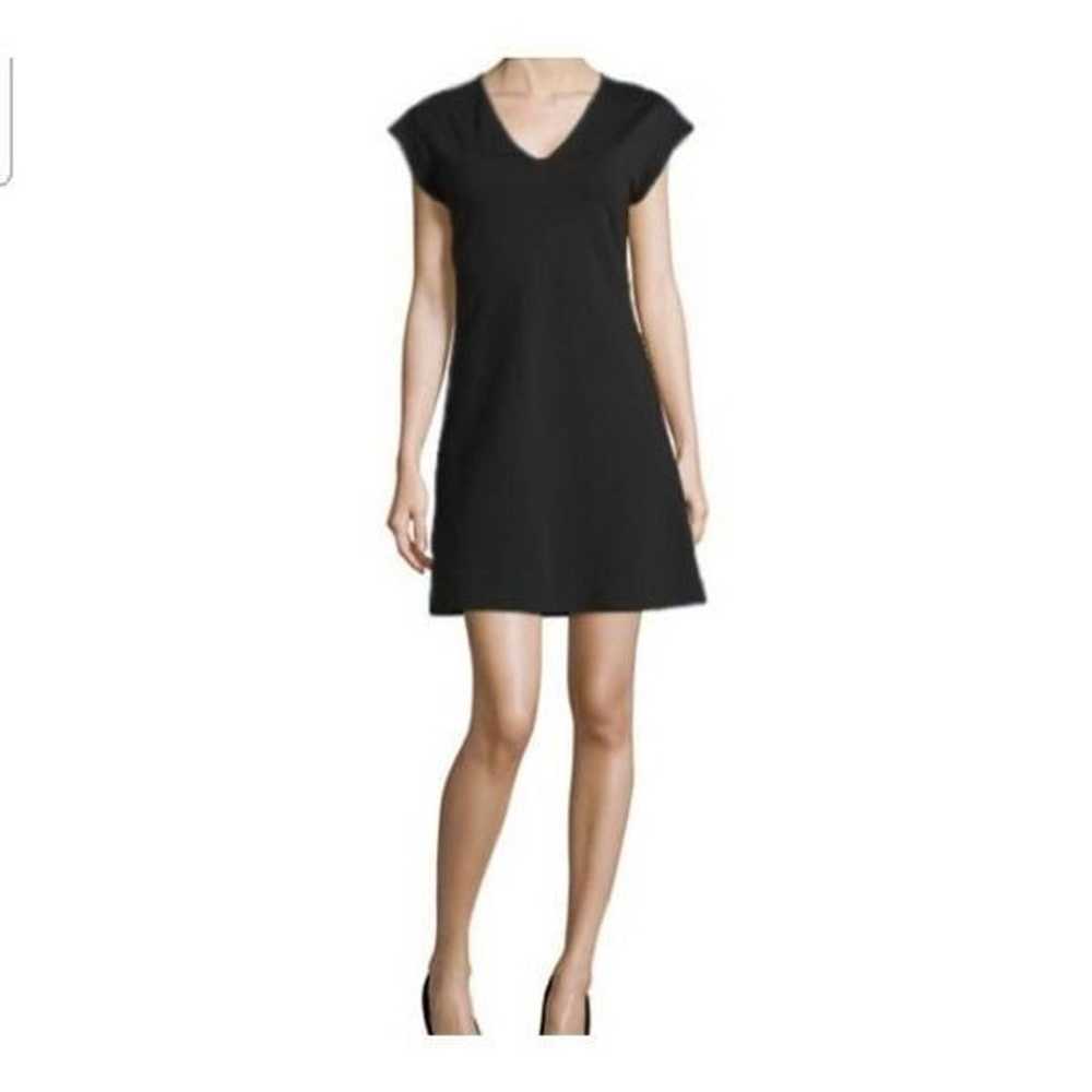 Kate Spade Black Ponte A-line Dress sz 4 - image 1