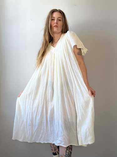 1970s Gauzy Cotton Amerikan Climax Dress