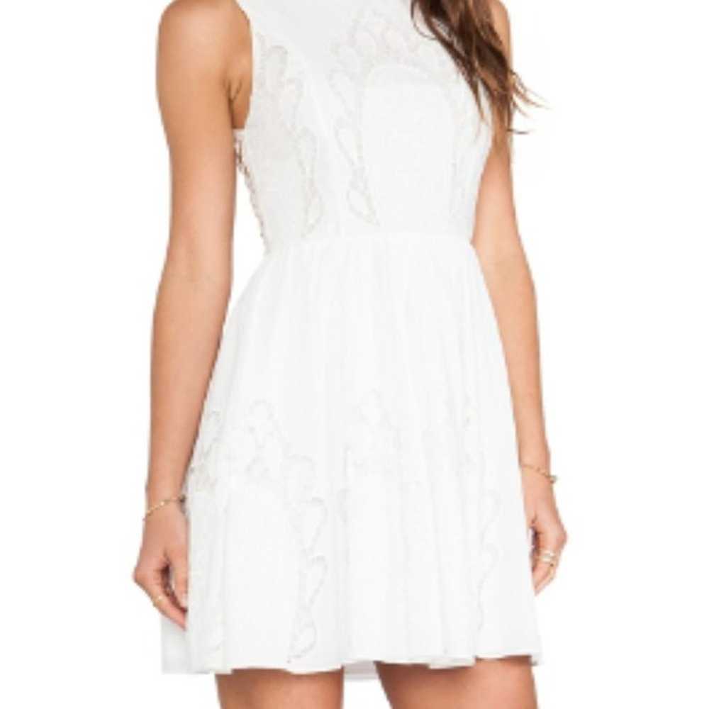 Alice + Olivia Vinny Embroidered Party Dress - image 2