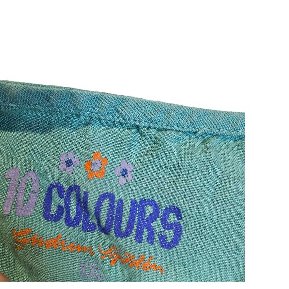 Gudrun Sjoden XL Lagenlook Teal Blue 10 Colors Li… - image 3
