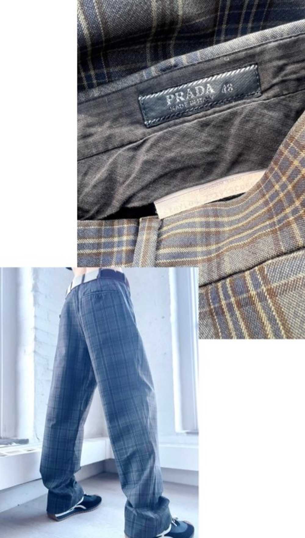 Prada perfect grampa plaid trousers - image 2