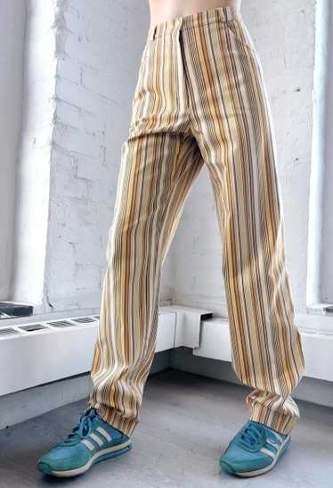 euro cotton sunshine stripe trousers