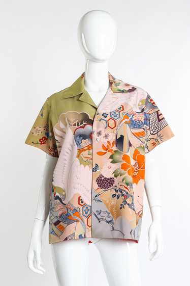 MAISON MARGIELA 2019 S/S Japanese Crane Shirt