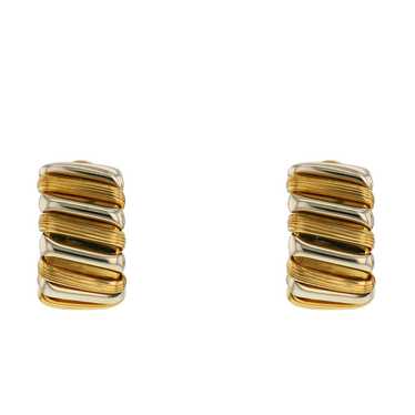 Bulgari earrings for non pierced ears in yellow g… - image 1