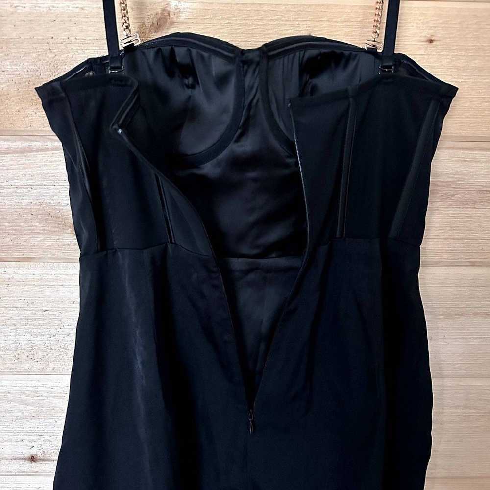 Meshki Britney Draped Corset Mini Dress in Black/… - image 12