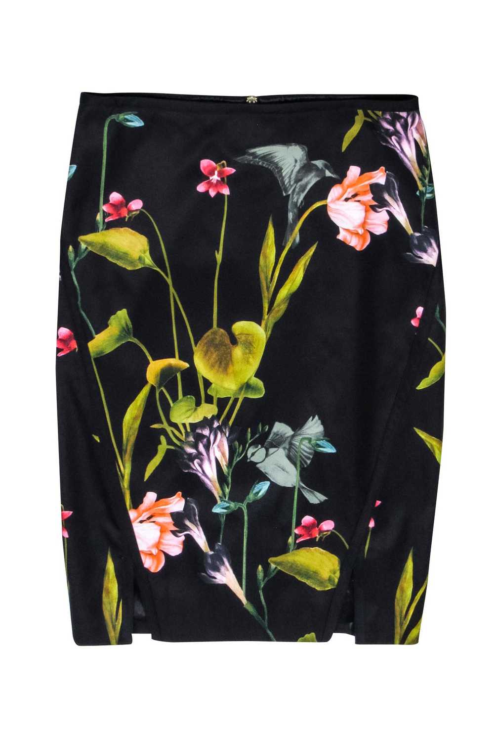 Ted Baker - Black & Multi Color Floral Hummingbir… - image 1