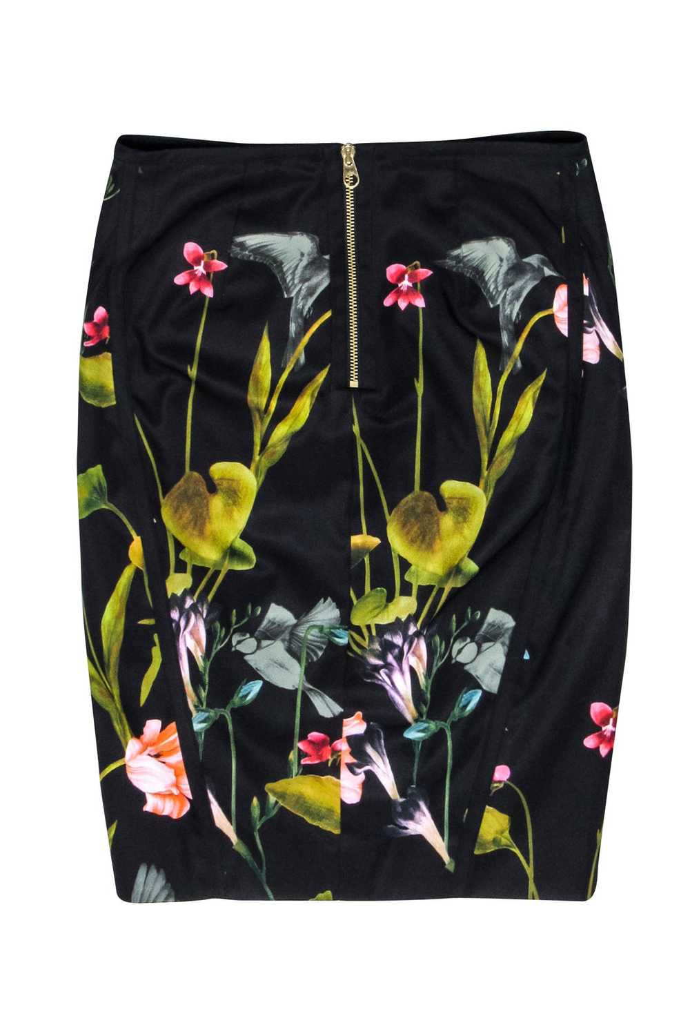 Ted Baker - Black & Multi Color Floral Hummingbir… - image 2