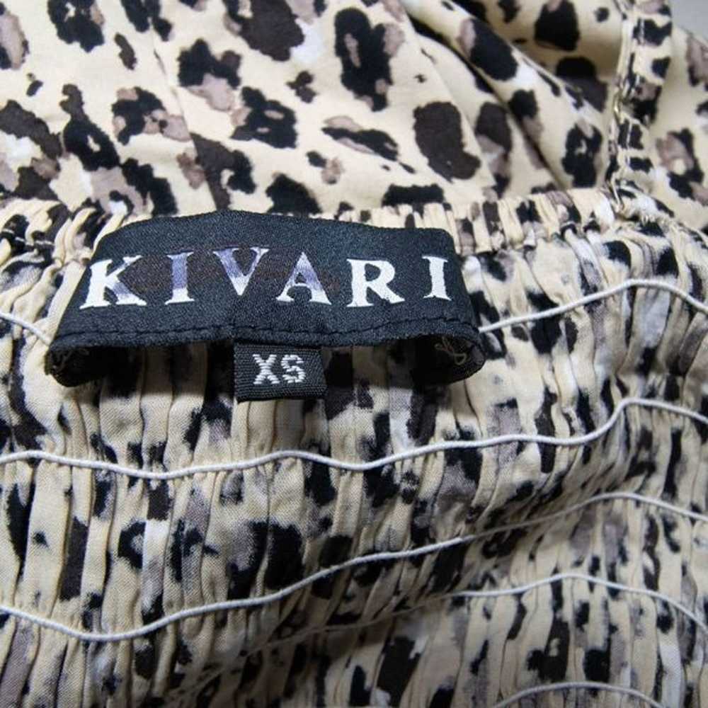 NWOT Kivari Stone Leopard jumpsuit, beige, XS - image 7
