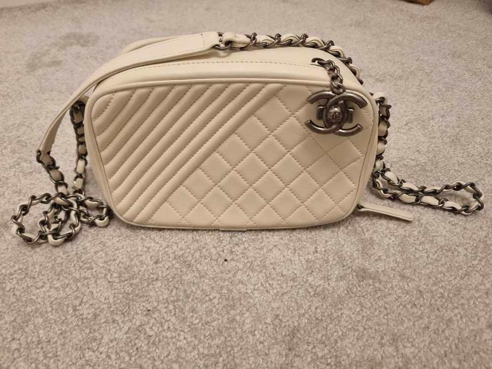 Chanel Chanel White Coco Boy Camera Bag - image 10