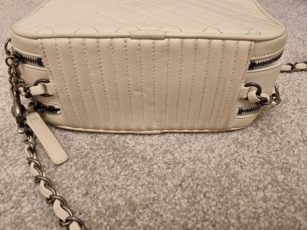 Chanel Chanel White Coco Boy Camera Bag - image 5