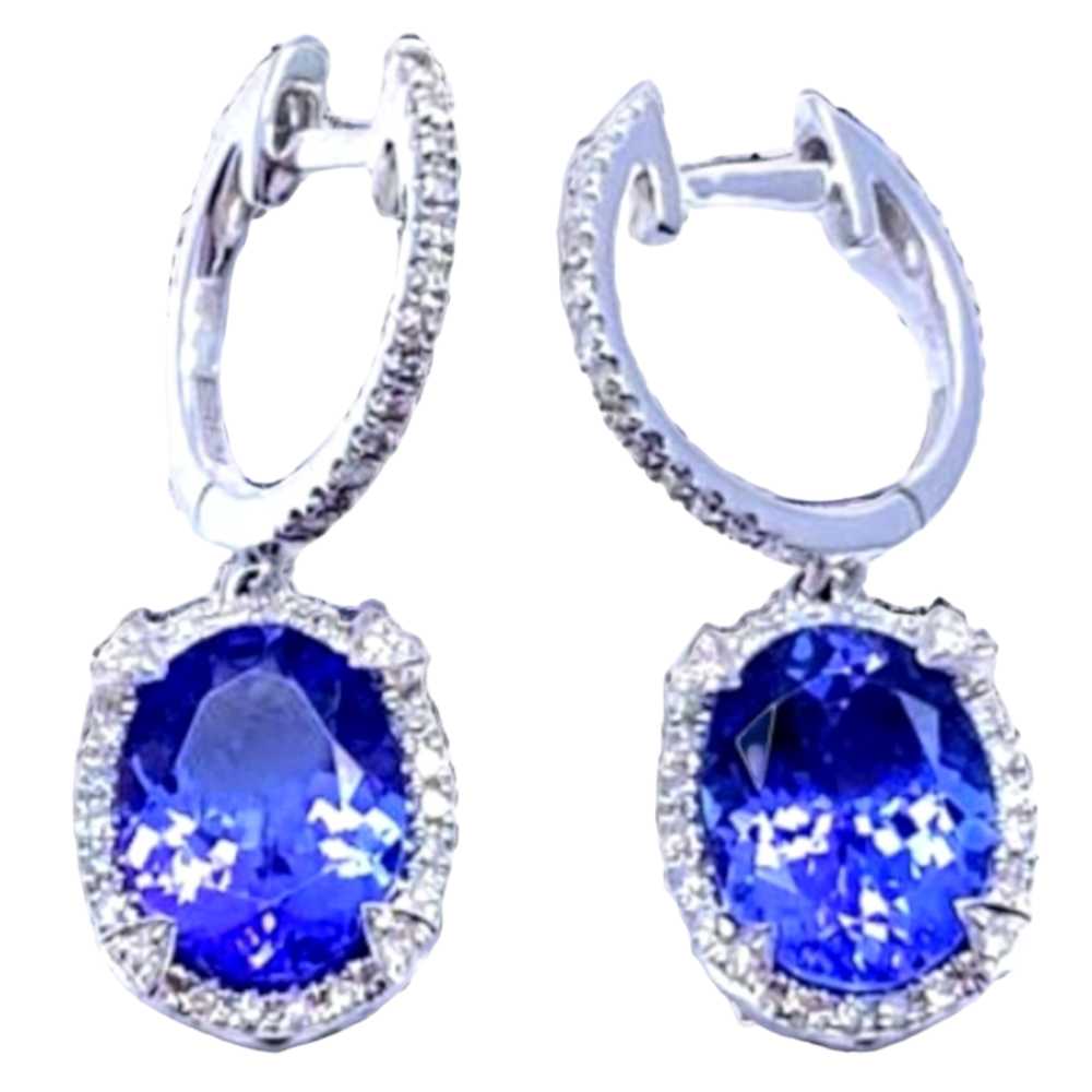 Effy Effy Tanzanite and Diamond Drop Earrings - image 2