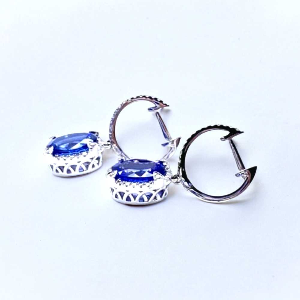 Effy Effy Tanzanite and Diamond Drop Earrings - image 3