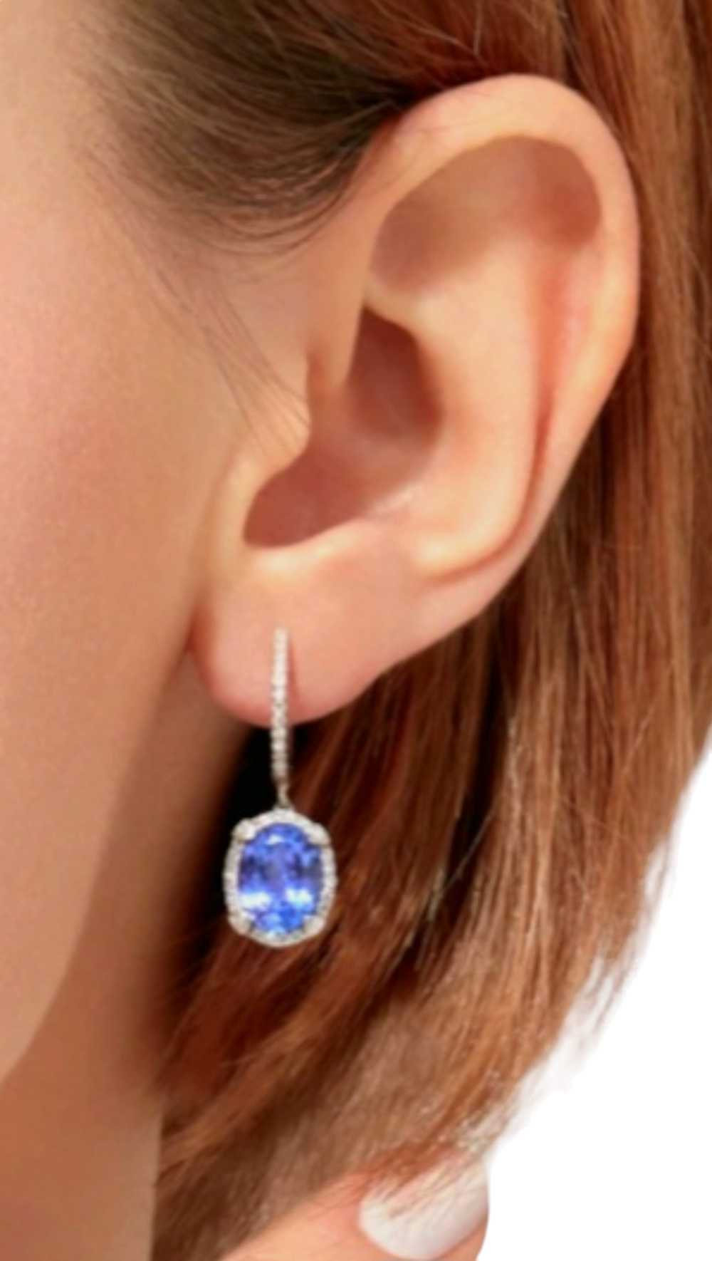 Effy Effy Tanzanite and Diamond Drop Earrings - image 6