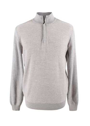 Managed by hewi Pal Zileri Grey Wool Jumper