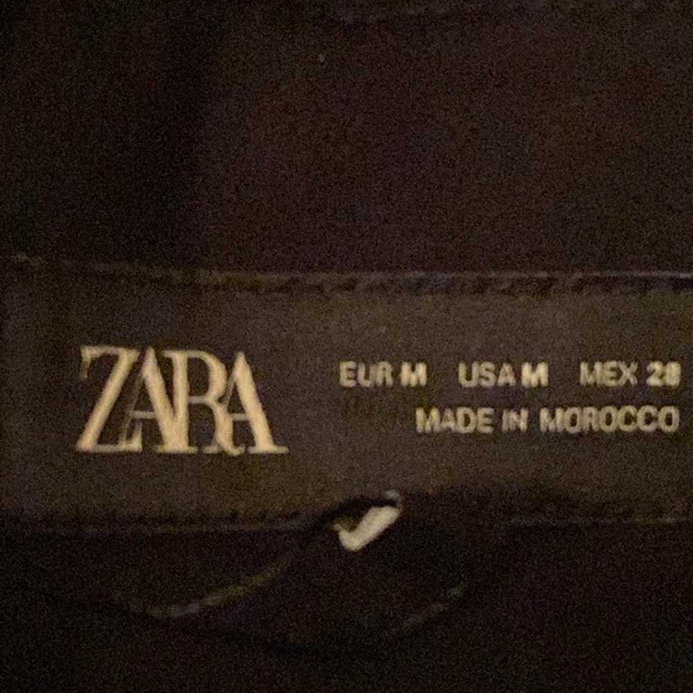 NWOT. Zara Black Belted Strapless Off-the-Shoulde… - image 10