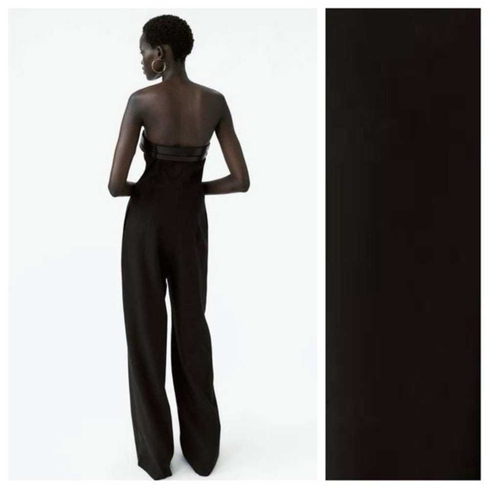 NWOT. Zara Black Belted Strapless Off-the-Shoulde… - image 6