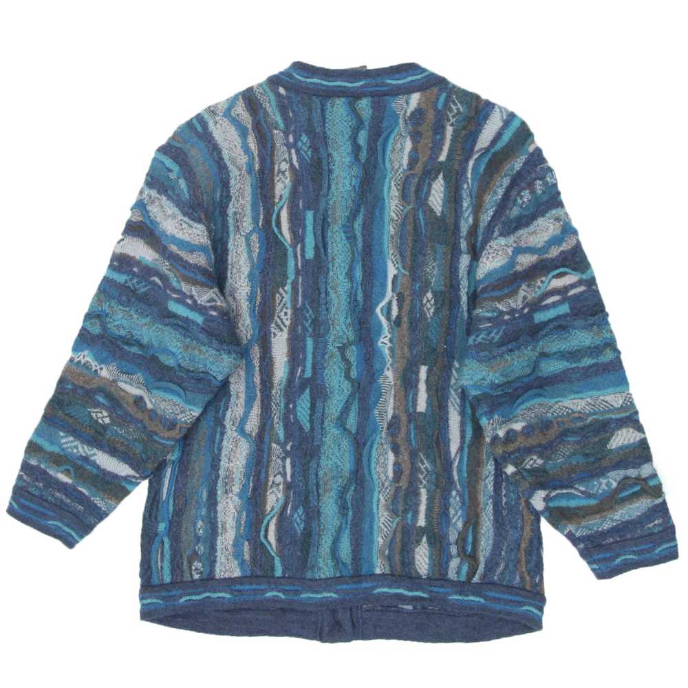 Vintage Coogi 100% Pure New Wool Sweater Cardigan… - image 2