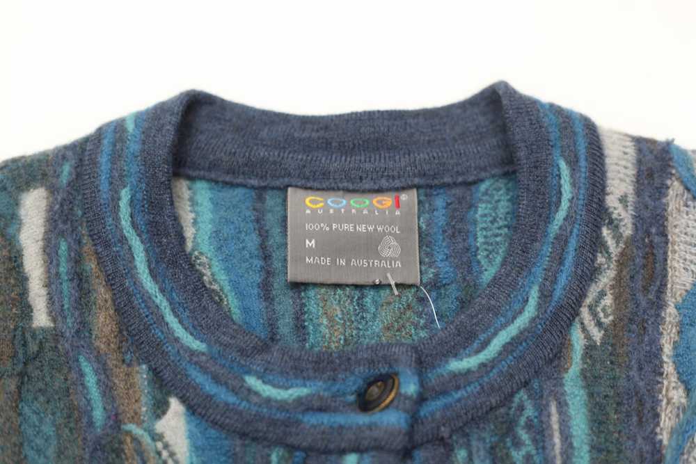 Vintage Coogi 100% Pure New Wool Sweater Cardigan… - image 3