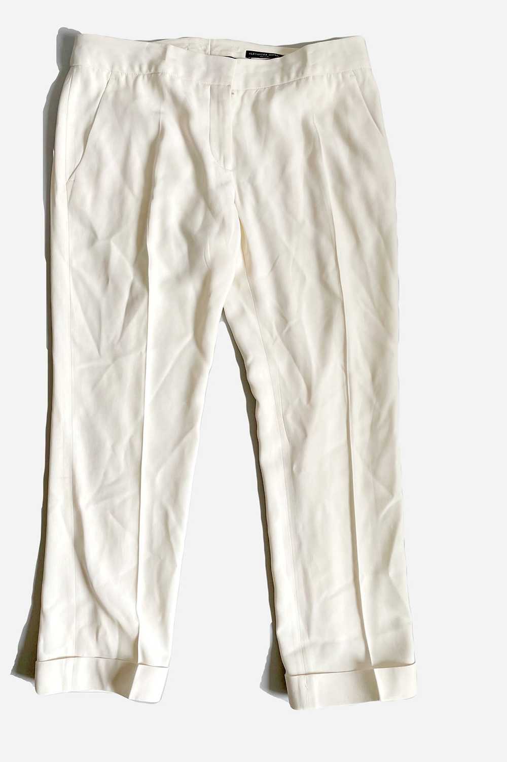 Alexander Mcqueen Cropped Tailored Trouser UK 12 - image 3