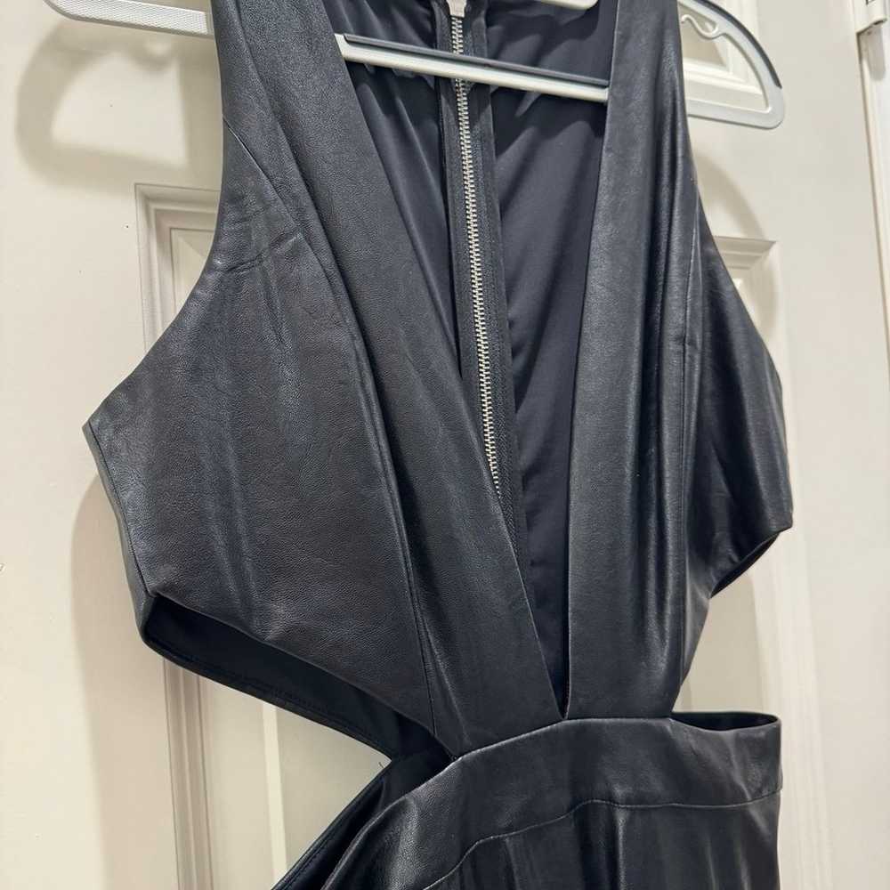 MICHAEL COSTELLO x REVOLVE faux leather Jumpsuit … - image 7